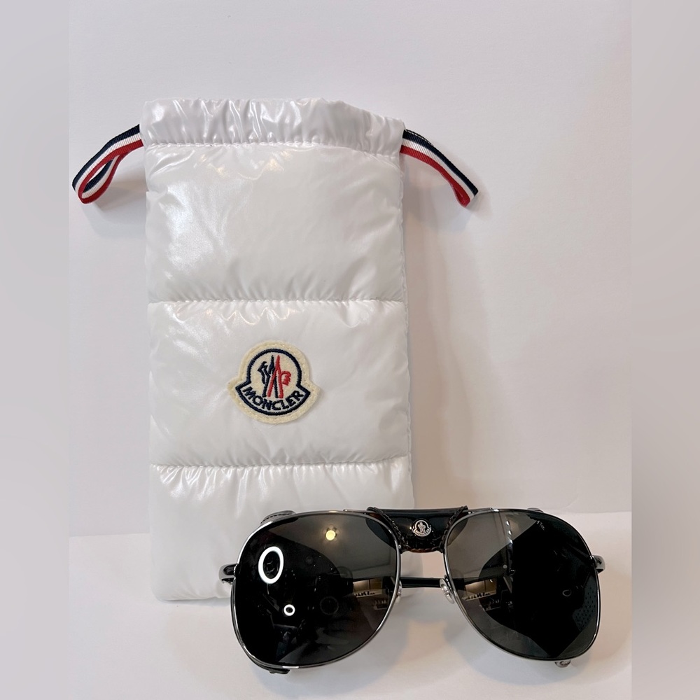 Moncler Convertible Polarized Aviator Sunglasses , New and Authentic